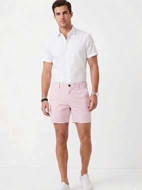 Express Men Pink Chino Golf Shorts Size 30